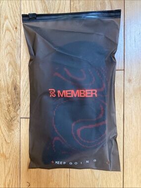 Member Men's Athletic Socks - Black with Red Detailing